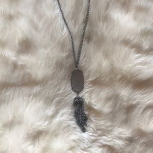 Silver Kendra Scott necklace